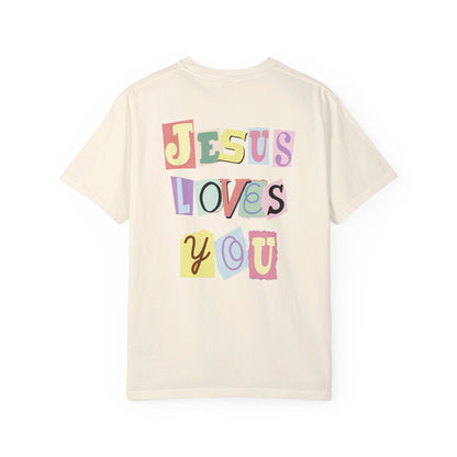 Jesus Loves You: Retro T-Shirt (Multiple Colors Available)