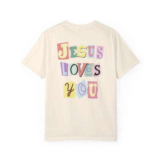 Jesus Loves You: Retro T-Shirt (Multiple Colors Available)