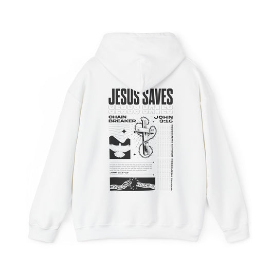 Jesus Saves Hoodie (Multiple Colors Available)