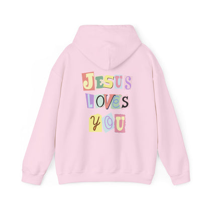 Jesus Loves You: Retro Hoodie (Multiple Colors Available)