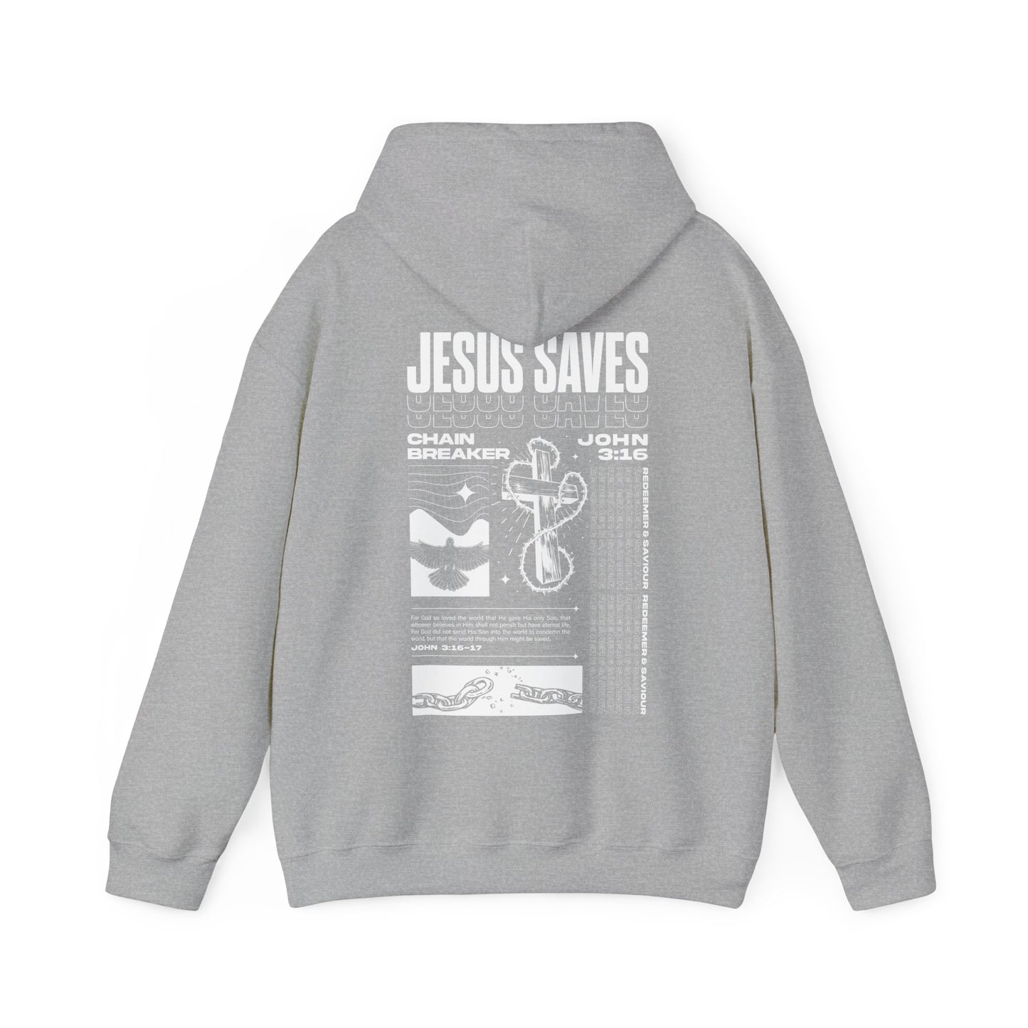 Jesus Saves Hoodie (Multiple Colors Available)