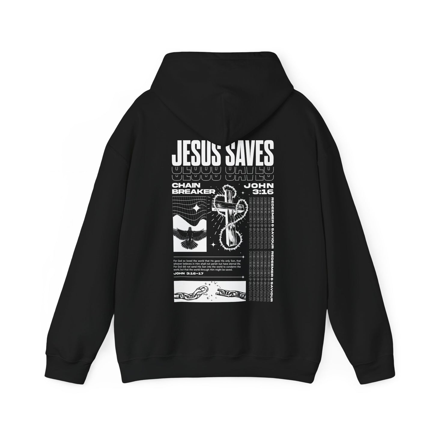 Jesus Saves Hoodie (Multiple Colors Available)